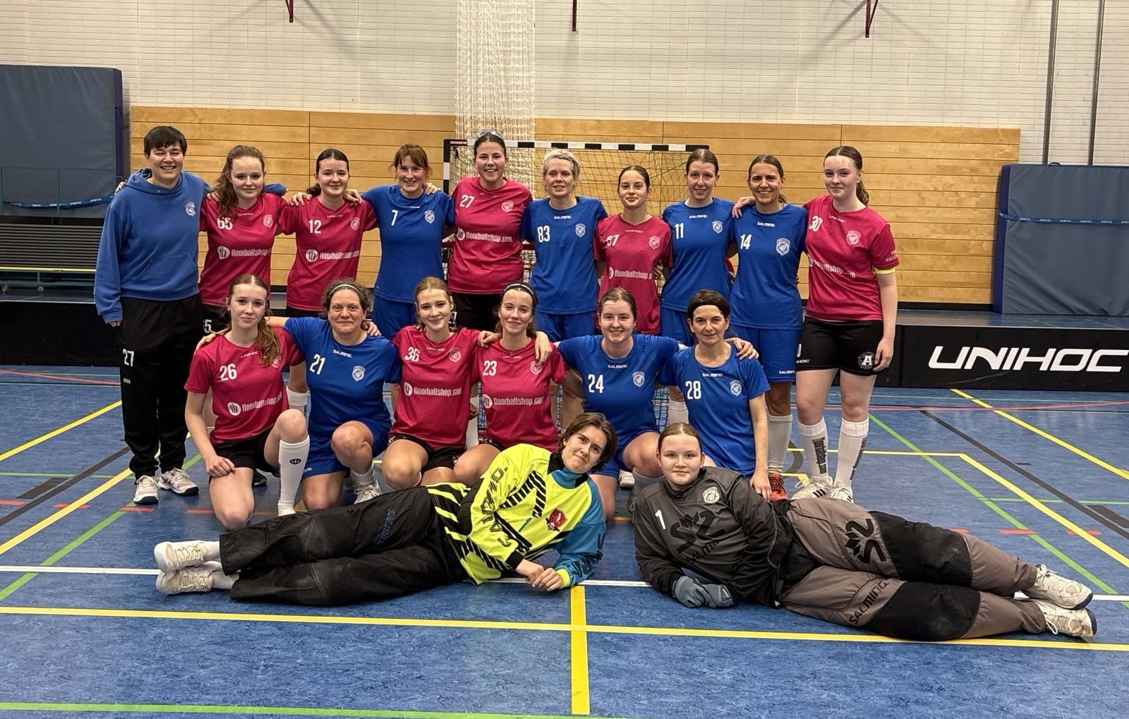 Teamfoto Berlin Rockets und Berlin Rockets Shootingstars